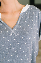Load image into Gallery viewer, Dot, Dot, Dot V-Neck Casual Top
