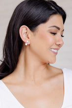 Load image into Gallery viewer, Double Pearl Stud Earrings
