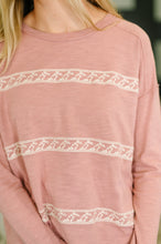 Load image into Gallery viewer, Down to Every Detail Drop Shoulder Long Sleeve in Dusty Rose
