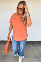 Load image into Gallery viewer, PREORDER: Joey Washed Cotton Boyfriend Tee Fall Colors
