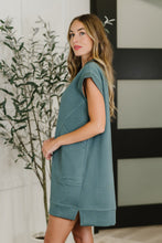 Load image into Gallery viewer, Easy Hustle High Neck Dress in Ash Jade
