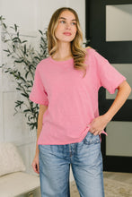 Load image into Gallery viewer, Effortless Edit Boxy Tee in Candy Pink
