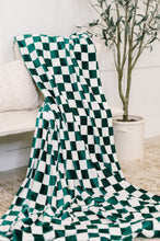 Load image into Gallery viewer, Emerald City Checkered Blanket
