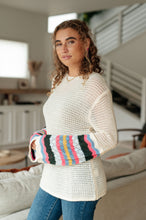 Load image into Gallery viewer, End of the Story Striped Sleeve Sweater
