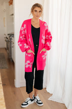 Load image into Gallery viewer, Enough Anyways Floral Cardigan in Pink
