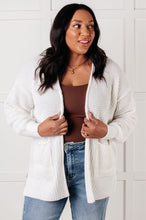 Load image into Gallery viewer, Everything Layer Waffle Knit Open Front Cardigan in Ivory
