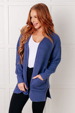 Load image into Gallery viewer, Everything Layer Waffle Knit Open Front Cardigan in Marlin
