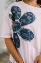 Load image into Gallery viewer, Exactly My Type Paisley Floral Applique Top
