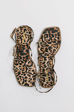 Load image into Gallery viewer, Eyeful Square Toe Ankle Strap Sandal in Leopard
