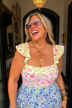 Load image into Gallery viewer, PREORDER: Floral Rainbow Swim Set
