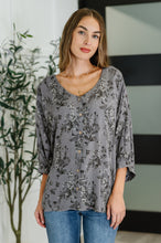 Load image into Gallery viewer, Falling in Deep Crinkle Woven Blouse Dune Grey
