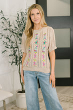 Load image into Gallery viewer, Feel so Fine Embroidered Knit Top
