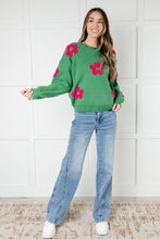 Load image into Gallery viewer, Follow Your Heart Drop Shoulder Sweater
