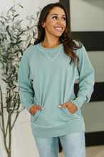 Load image into Gallery viewer, For the Experience Relaxed Pullover in Ash Blue
