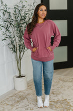 Load image into Gallery viewer, For the Experience Relaxed Pullover in Cabernet
