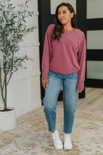 Load image into Gallery viewer, For the Experience Relaxed Pullover in Cabernet
