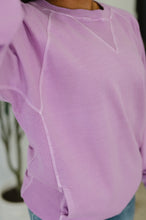 Load image into Gallery viewer, For the Experience Relaxed Pullover in Lavender
