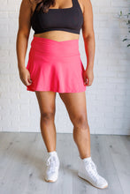 Load image into Gallery viewer, Full Force V Shaping High-Waist Skort in Flamingo Pink
