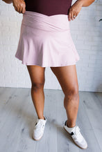 Load image into Gallery viewer, Full Force V Shaping High-Waist Skort in Mauve Peony
