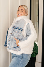 Load image into Gallery viewer, Full Send Sherpa Lined Denim Jacket
