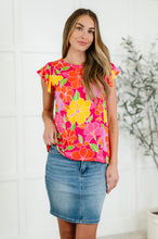 Load image into Gallery viewer, Garden Giggles Flutter Sleeve Top
