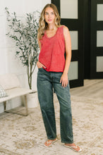 Load image into Gallery viewer, Get it Right V-Neck Mineral Wash Tank
