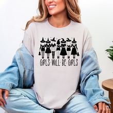 Load image into Gallery viewer, Girls Will Be Girls Graphic Tee in Two Colors
