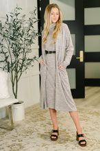 Load image into Gallery viewer, Glam Dress and Cardigan Set in Chocolate
