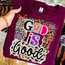 Load image into Gallery viewer, God is Good Animal Print Graphic Tee and Sweatshirt
