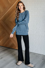 Load image into Gallery viewer, Hands Down Favorite Sweatshirt in Dusty Blue
