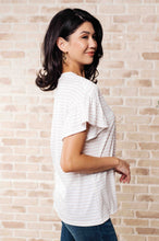 Load image into Gallery viewer, Hand to Hold Lace Detail Striped Top
