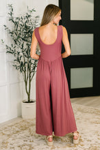 Load image into Gallery viewer, Head to Toe Whoa Gathered Wide Leg Jumpsuit in Mauve
