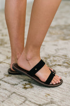 Load image into Gallery viewer, Heart &amp; Sole Slip on Sandals in Clarity Black
