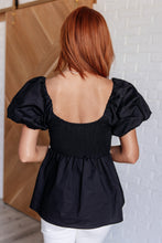 Load image into Gallery viewer, Her Favorite Records Balloon Sleeve Blouse
