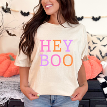 Load image into Gallery viewer, Hey BOO Graphic Tee in Three Colors
