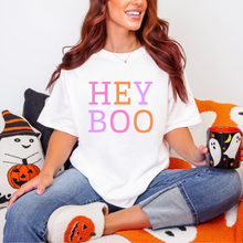 Load image into Gallery viewer, Hey BOO Graphic Tee in Three Colors
