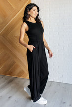 Load image into Gallery viewer, Hilary Wide Leg Jumpsuit in Black
