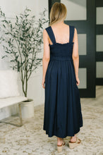 Load image into Gallery viewer, Hold Me Down Midi Dress in Navy
