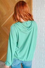 Load image into Gallery viewer, I Am the City Hooded Pullover in Mint
