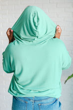 Load image into Gallery viewer, I Am the City Hooded Pullover in Mint
