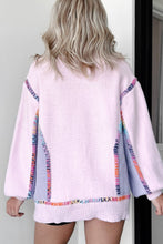 Load image into Gallery viewer, Sweater With Rainbow Stitches
