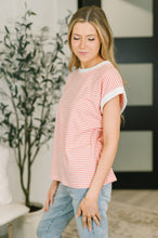 Load image into Gallery viewer, I Wouldn't Mind Short Sleeve Top in Coral
