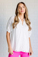 Load image into Gallery viewer, I&#39;ll Let You Know Eyelet Lace Blouse
