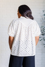 Load image into Gallery viewer, I&#39;ll Let You Know Eyelet Lace Blouse
