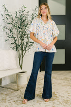 Load image into Gallery viewer, In All This Time Notch Neck Floral Blouse
