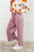 Load image into Gallery viewer, In or Out Wide Leg Cropped Pants in Light Rose
