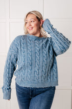 Load image into Gallery viewer, In the Right Direction Cable Knit Sweater
