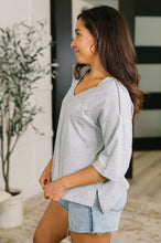 Load image into Gallery viewer, It's All You Oversized Tunic Top in Grey
