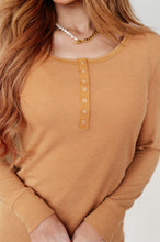 Load image into Gallery viewer, It&#39;s Been So Long Henley in Golden Sand
