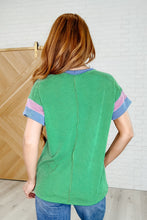 Load image into Gallery viewer, It's an Ego Thing Cable Ribbed Knit Top in Kelly Green
